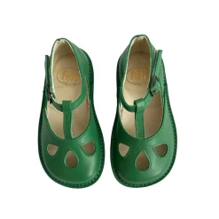 Lucy Cut Out Sandals in Heritage Vert by PèPè