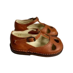 Lucy Cut Out Sandals in Kava Brown by PèPè