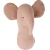 Lullaby Friends Elephant Rattle in Rose by Maileg