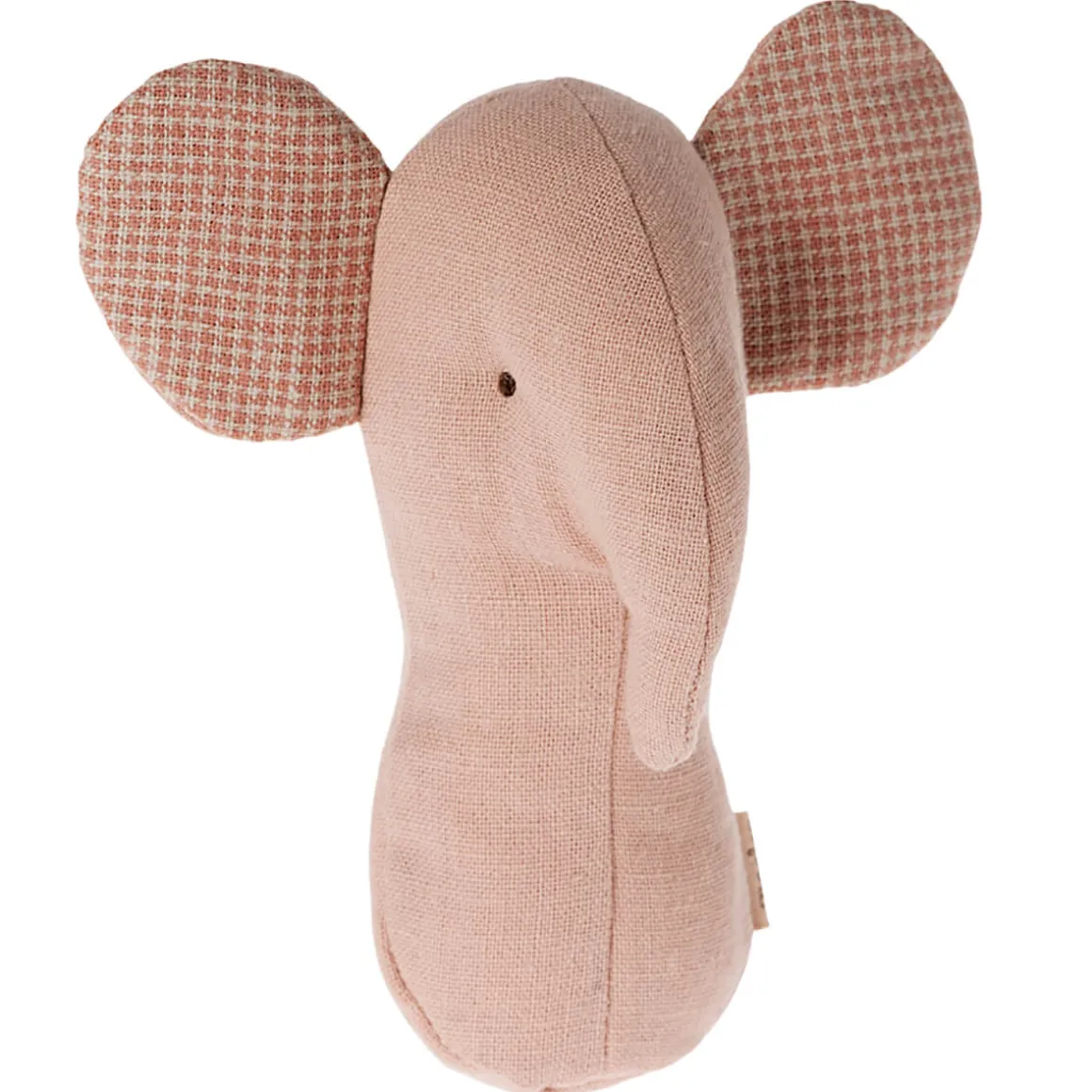 Lullaby Friends Elephant Rattle in Rose by Maileg