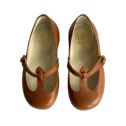 Lulu T Bar Shoes in Tobacco by PèPè