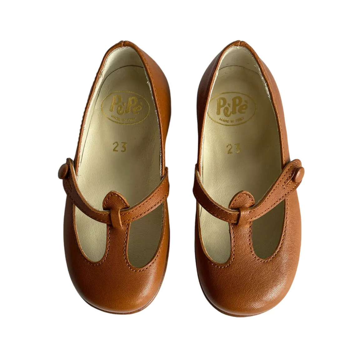 Lulu T Bar Shoes in Tobacco by PèPè