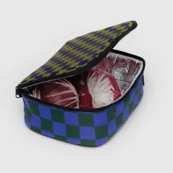 Lunch Box in Jewel Checks by Baggu
