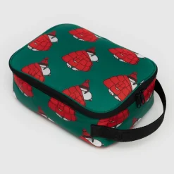Lunch Box in Puffer Snoopy Red by Baggu