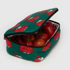 Lunch Box in Puffer Snoopy Red by Baggu