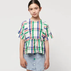 Madras Checks Woven Top by Bobo Choses