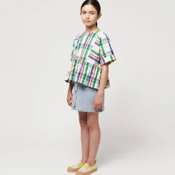 Madras Checks Woven Top by Bobo Choses