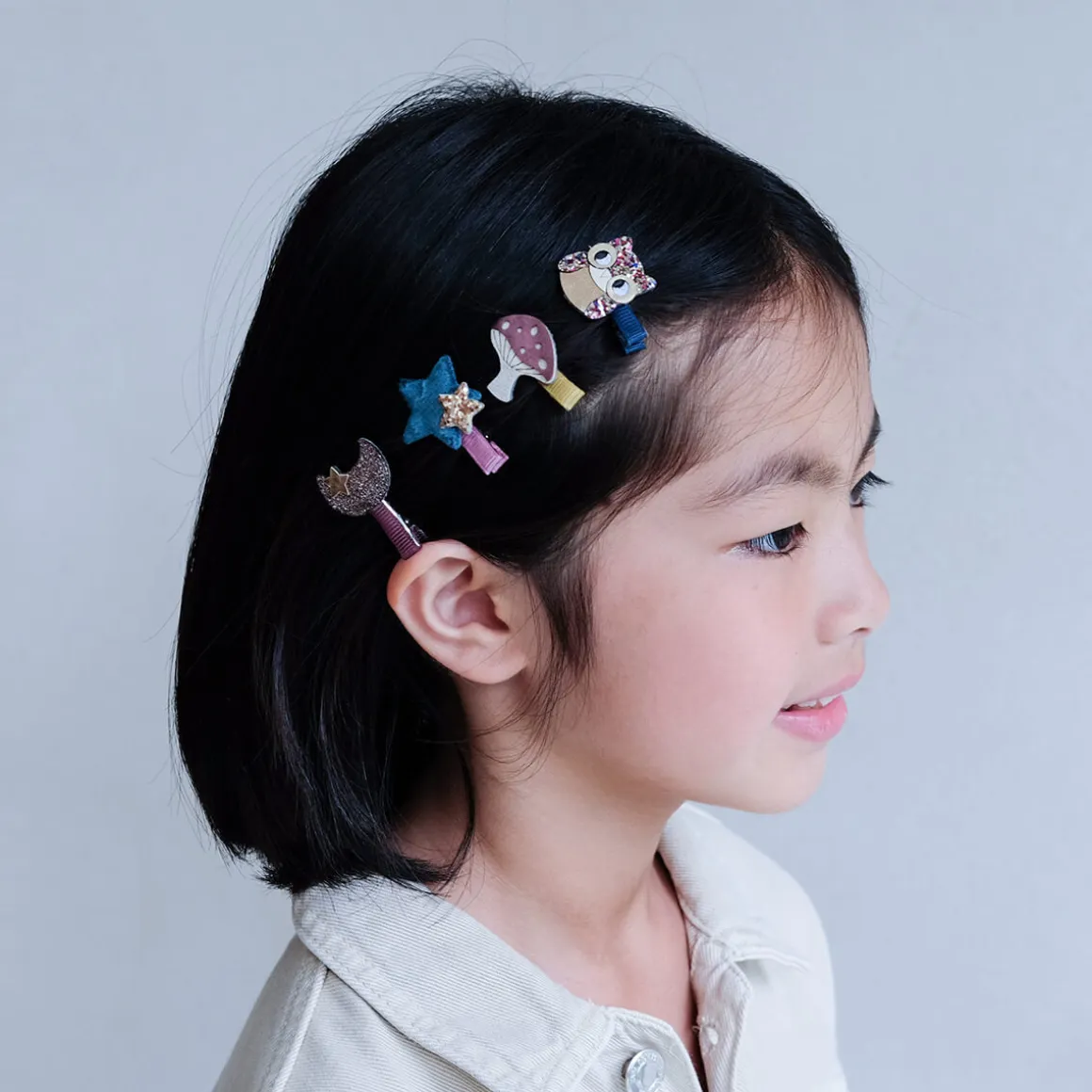 Magical Owl Mini Hair Clips by Mimi & Lula