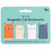 Magnetic Cat Bookmarks (set of 4) by Rex London