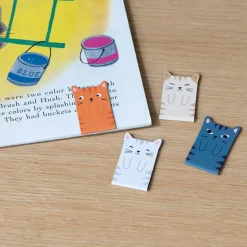 Magnetic Cat Bookmarks (set of 4) by Rex London