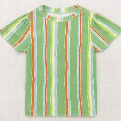 Maisie Tee in Mojave Watercolour Stripe by Misha & Puff