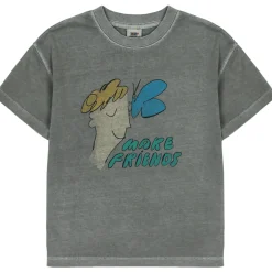 Make Friends T-Shirt in Grey by Jelly Mallow