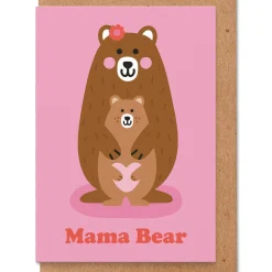 Mama Bear Greetings Card by Studio Boketto