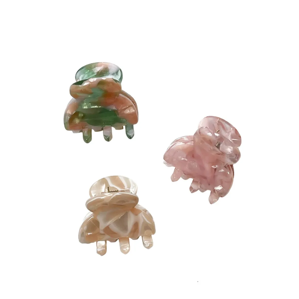 Marble Mini Hair Claw (2.5cm) in Various Colours by Hello Sakura