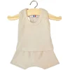 Marcel Ribbed Boy's Underwear Set (34cm Doll) in Linen by Minikane