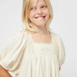 Marigold Dress in Buttermilk by Faune