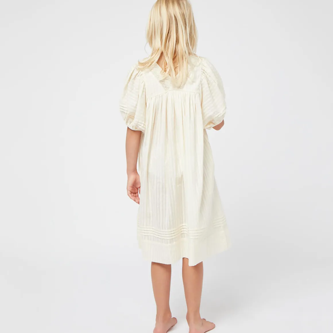Marigold Dress in Buttermilk by Faune