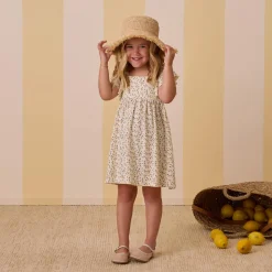 Mariposa Dress in Lemons by Rylee & Cru