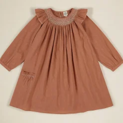 Marla Dress in Praline by Apolina - Last One In Stock - 3-5 Years