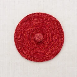 Marl Beret in Red Flame + Berry Marl by Misha & Puff