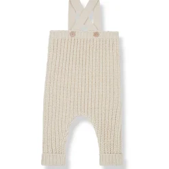 Maud Dungarees in Ecru by 1+ in the Family - Last One In Stock - 12 Months