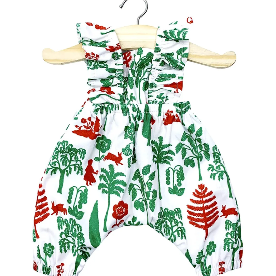 Maya Jumpsuit (34cm Doll) in Trees Print by Minikane X Nathalie Lete