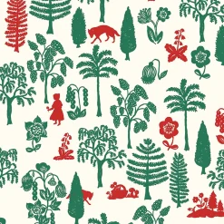 Maya Jumpsuit (34cm Doll) in Trees Print by Minikane X Nathalie Lete