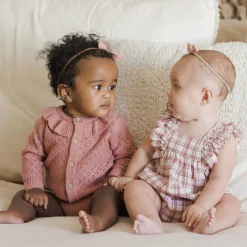 Maya Romper in Pink Plaid by Quincy Mae