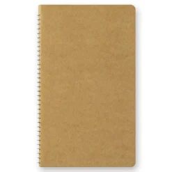 MD White Spiral Ring Notebook A5 Slim by Traveler's Company