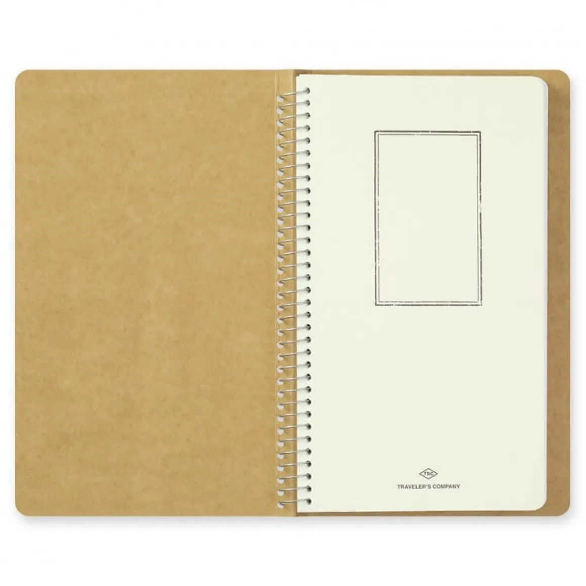 MD White Spiral Ring Notebook A5 Slim by Traveler's Company