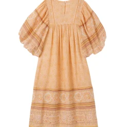 Meadow Dress in Tuscan Peach by Faune