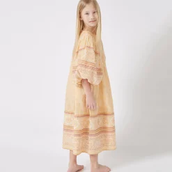 Meadow Dress in Tuscan Peach by Faune