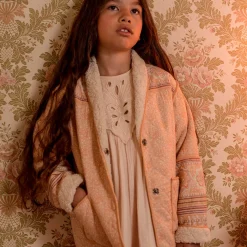 Meadow Jacket in Tuscan Peach by Faune