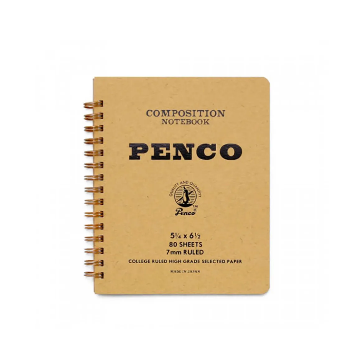 Medium Coil Notebook in Natural by Hightide Penco