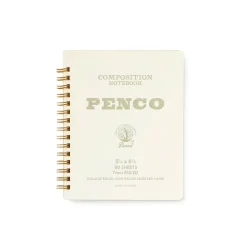 Medium Coil Notebook in White by Hightide Penco
