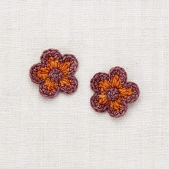 Medium Flower Clip Set in Fox by Misha & Puff