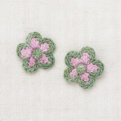 Medium Flower Clip Set in Hazy Lilac by Misha & Puff