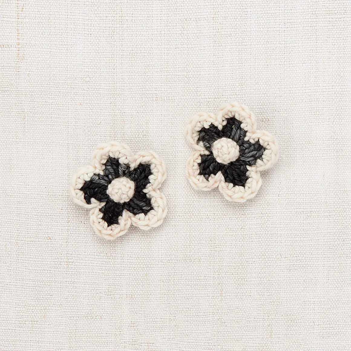 Medium Flower Clip Set in Licorice by Misha & Puff