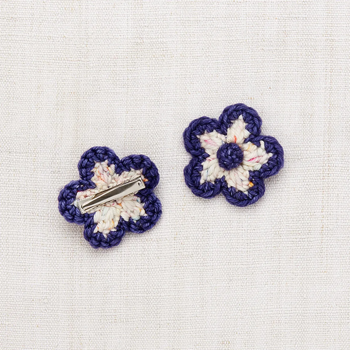Medium Flower Clip Set in Lollipop Confetti by Misha & Puff
