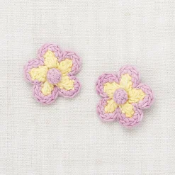 Medium Flower Clip Set in Vintage Yellow by Misha & Puff