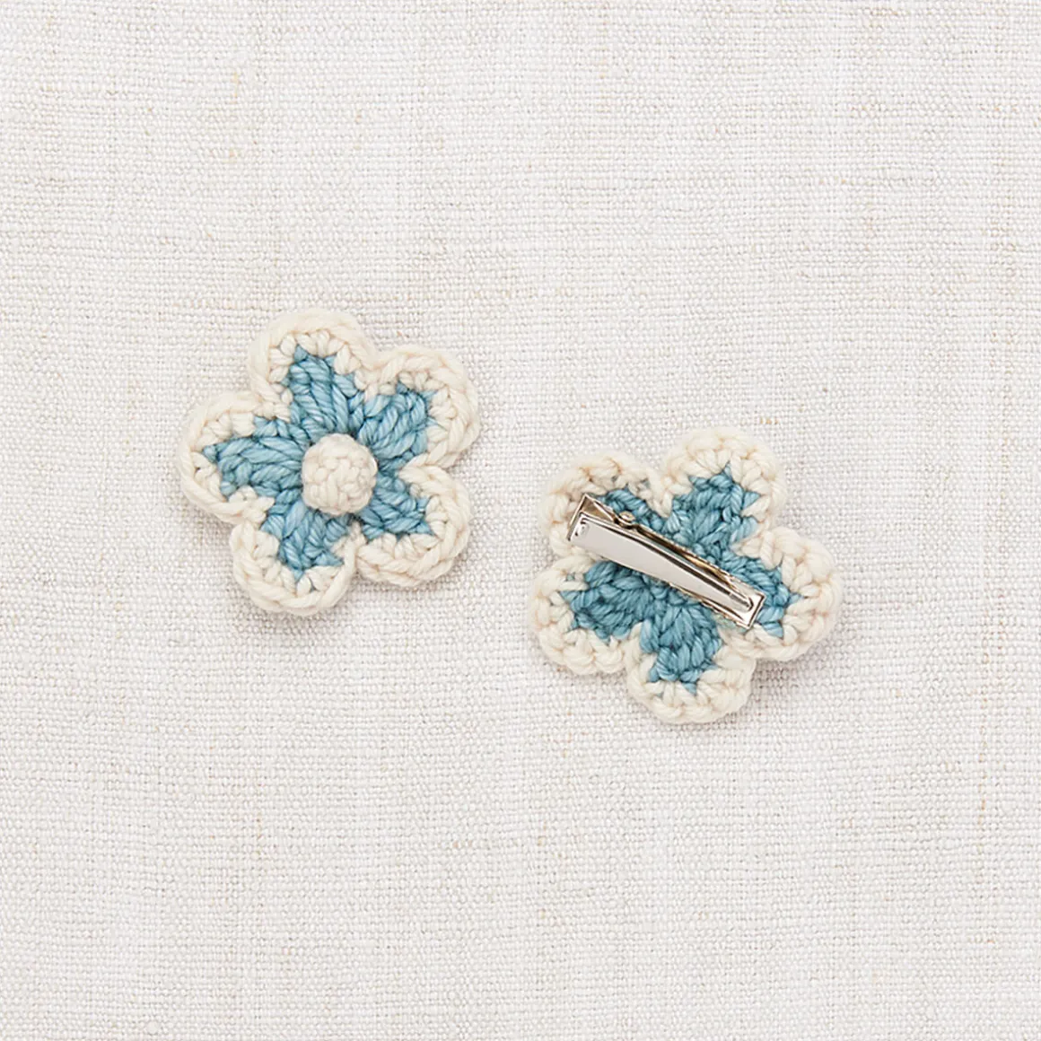 Medium Flower Clip Set in Yonder by Misha & Puff