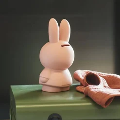 Medium Miffy Money Box in Powder Pink (19cm) by Atelier Pierre