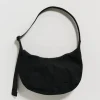 Medium Nylon Crescent Bag in Black by Baggu