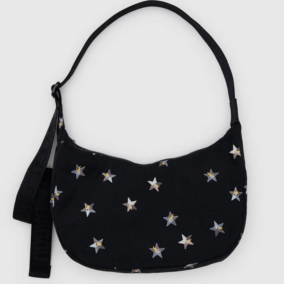 Medium Nylon Crescent Bag in Stars by Baggu