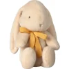 Medium Plush Bunny in Cream With Bow (34cm) By Maileg