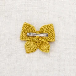 Medium Puff Bow in Citron by Misha & Puff