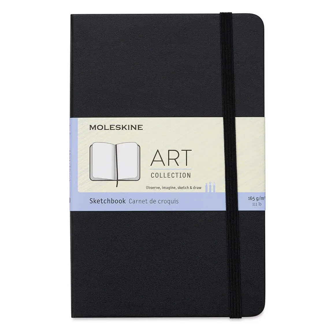 Medium Sketchbook (18cm) in Black by Moleskine