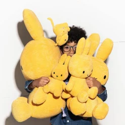 Mega Corduroy Miffy in Yellow (70cm) by Bon Ton Toys