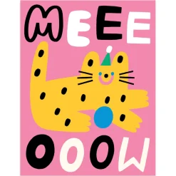 Meow Greetings Card by Susie Hammer for Wrap