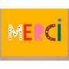 Merci Greetings Card by Rumble Cards
